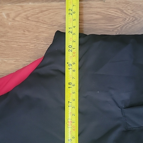 Men's Lauren Ralph Lauren Reversible Puffer Vest Down Filled Red Black Medium - Picture 7 of 8